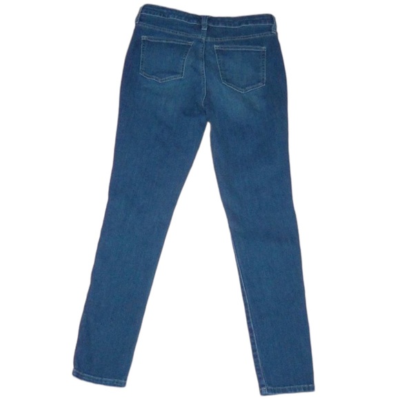 CHAPS Patchwork Distressed Dark Denim Ankle Jeans - Women's Size 4 - (30x28) - Picture 6 of 11